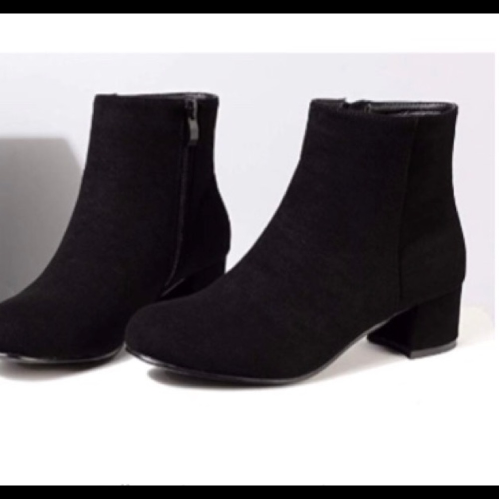 Camssoo suede short boots😊